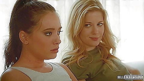 Blonde with huge black cock