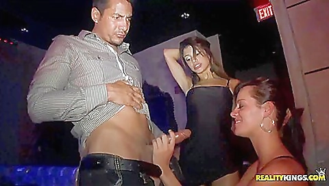 Hot blonde fucked with her sexy body