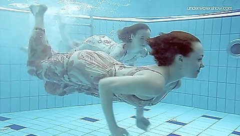 Two Dressed Beauties Underwater Netrebko And Poleshuk Two Dressed Beauties Underwater Netrebko And Poleshuk
