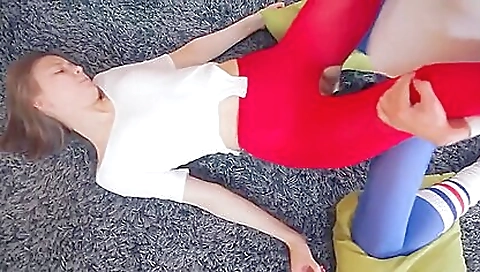 She's first time with a sexy girl She's first time with a sexy girl