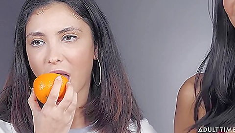 Sexy black girls have wild at the office